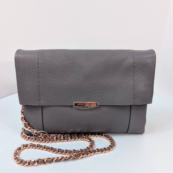 Ted Baker Gray Purple London Crossbody Bag - Picture 1 of 16